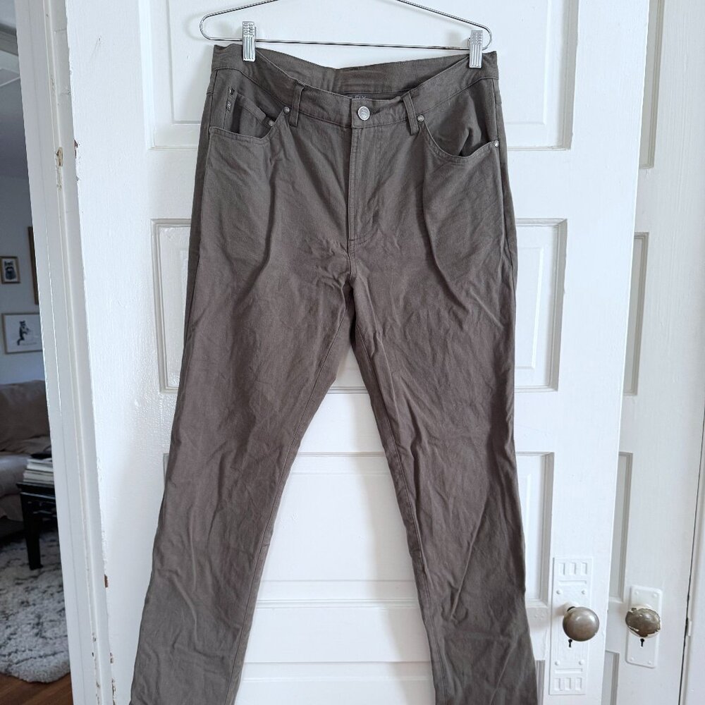 Free Fly Women's Olive Green Cotton Twill Pants - sz 32 x 32